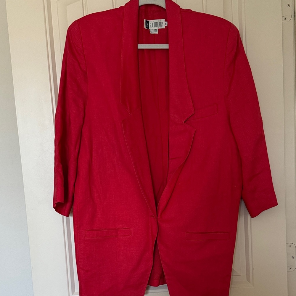 ✨Vintage✨ Elegant Scarlet Women's Blazer